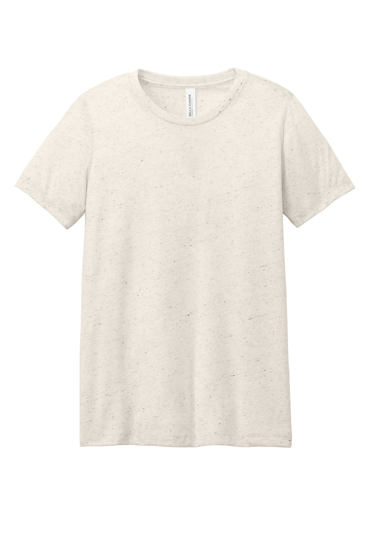 Custom Embroidered Bella + Canvas T-Shirts  in Oatmeal Triblend