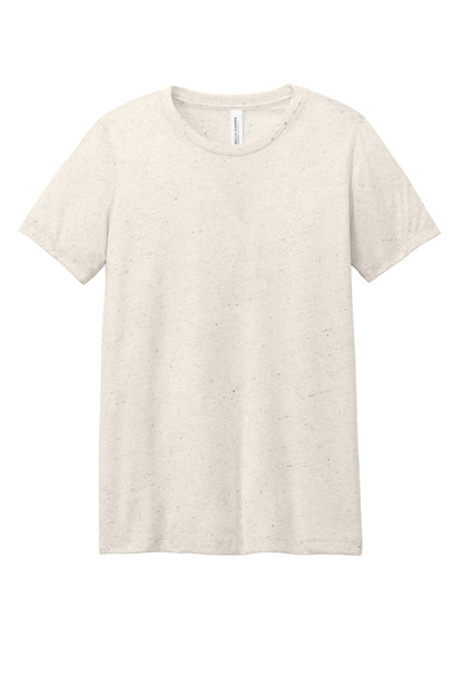 Custom Embroidered Bella + Canvas T-Shirts  in Oatmeal Triblend