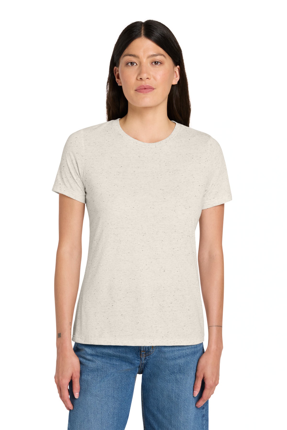 Custom Embroidered Bella + Canvas T-Shirts  in Oatmeal Triblend