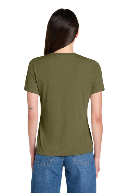 Custom Embroidered Bella + Canvas T-Shirts  in Olive Triblend