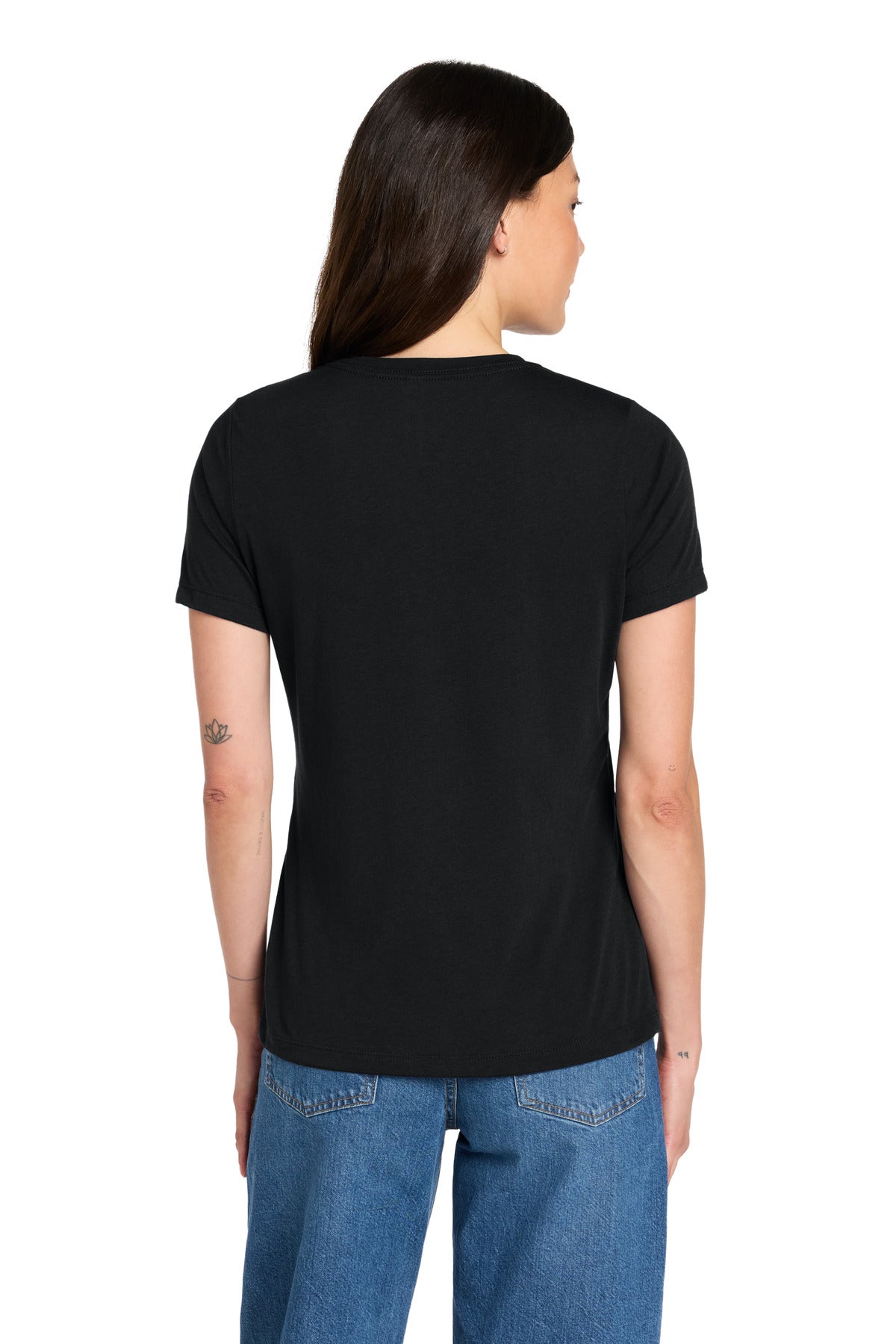 Custom Embroidered Bella + Canvas T-Shirts  in Solid Black Triblend