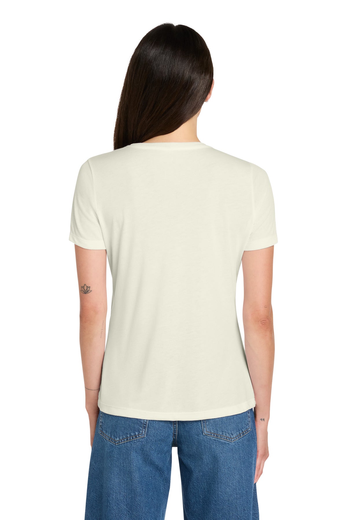 Custom Embroidered Bella + Canvas T-Shirts  in Solid Natural Triblend