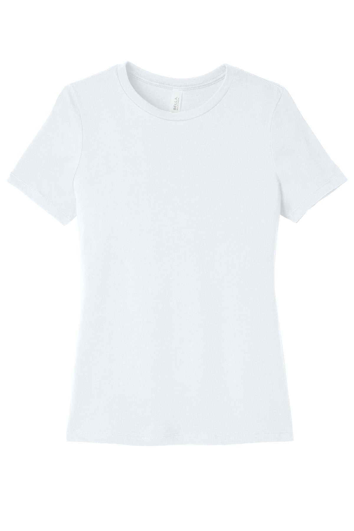 Custom Embroidered Bella + Canvas T-Shirts  in Solid White Triblend