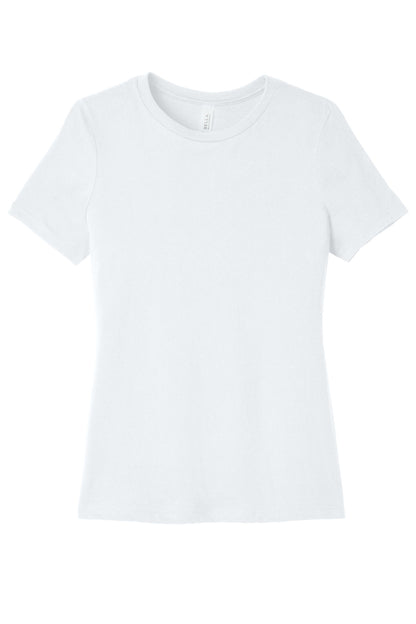 Custom Embroidered Bella + Canvas T-Shirts  in Solid White Triblend