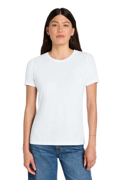 Custom Embroidered Bella + Canvas T-Shirts  in Solid White Triblend