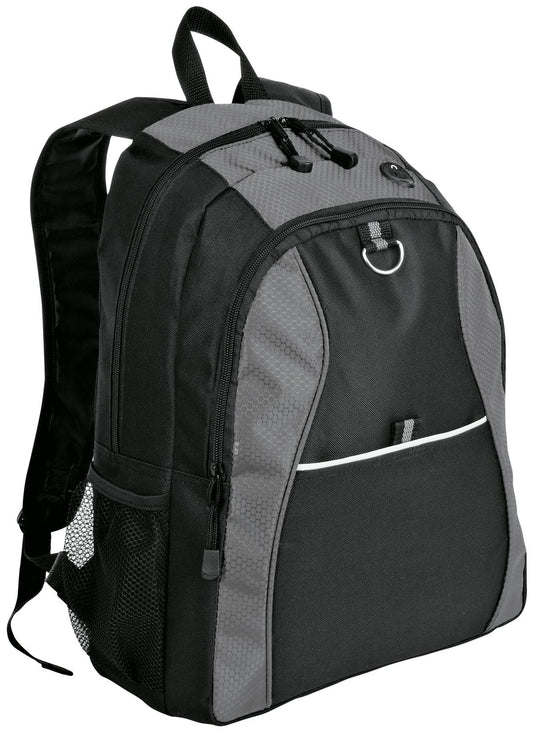 Custom Embroidered Port Authority Bags in Grey/ Black