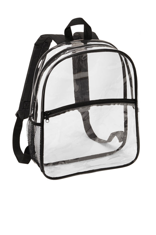 Custom Embroidered Port Authority Bags in Clear/ Black