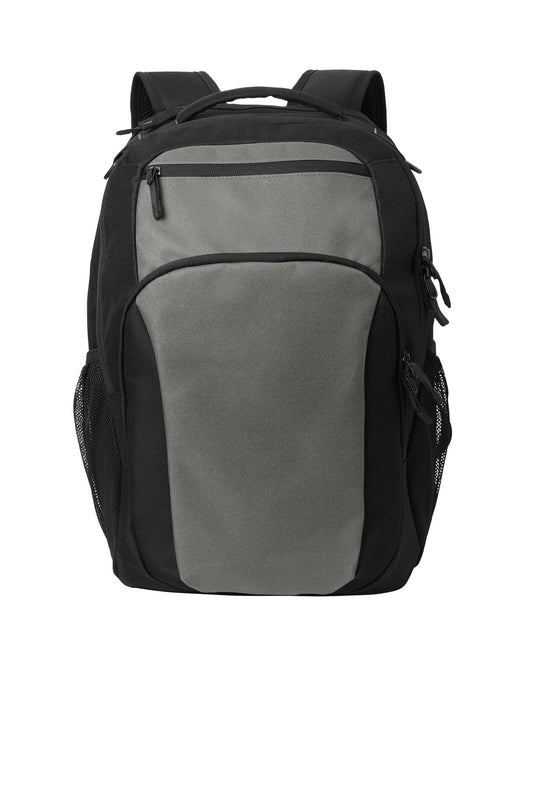 Custom Embroidered Port Authority Bags in Gusty Grey/ Black
