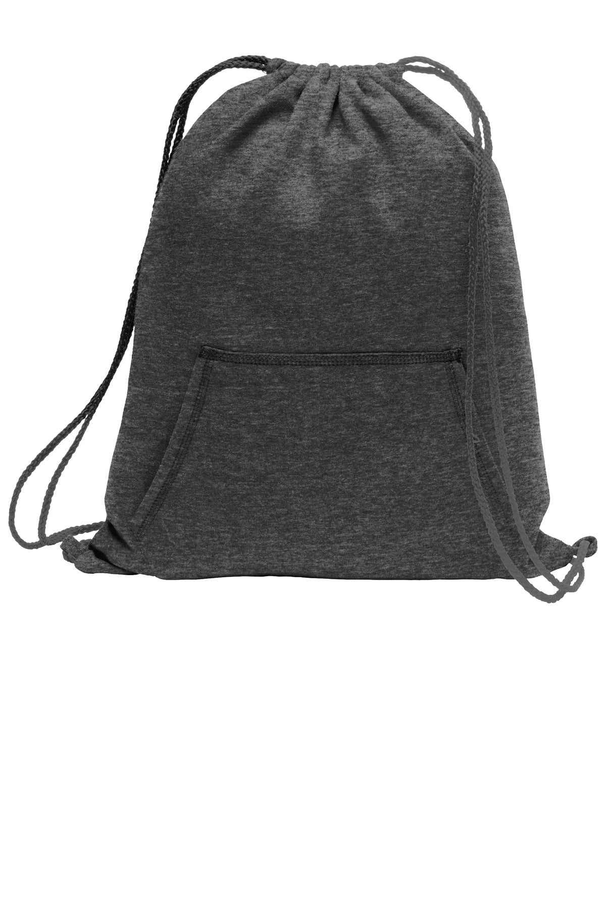 Custom Embroidered Port & Co Bags in Dark Heather Grey