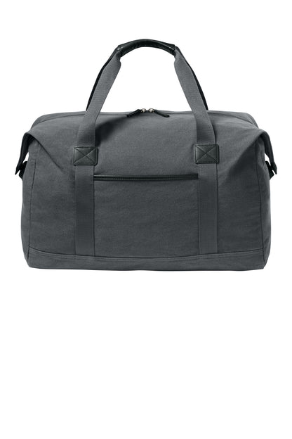 Custom Embroidered Port Authority Luggage & Bags in Grey Steel