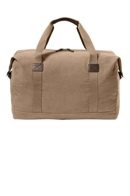 Custom Embroidered Port Authority Luggage & Bags in Woodland Brown