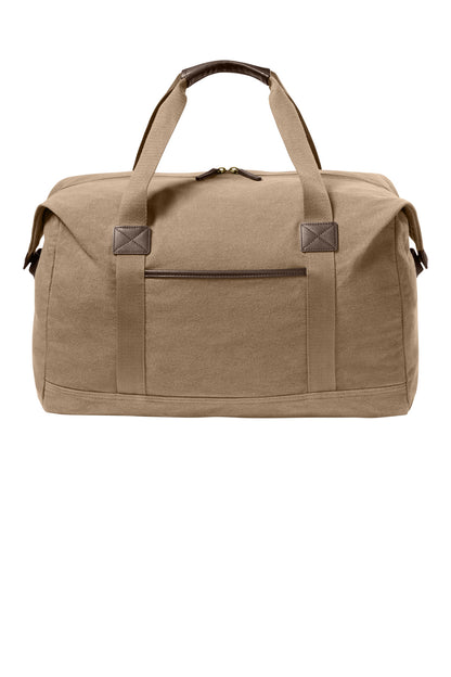 Custom Embroidered Port Authority Luggage & Bags in Woodland Brown
