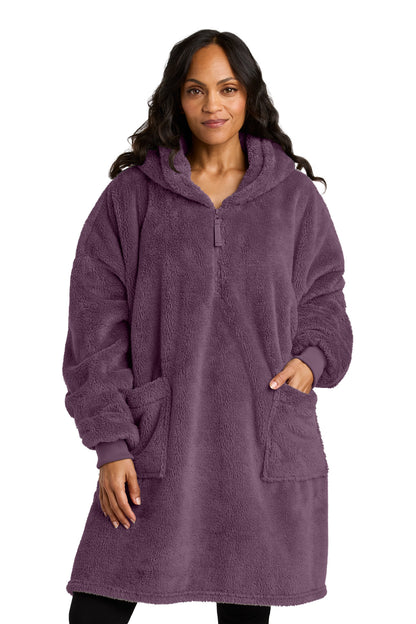 Custom Embroidered Port Authority Clothing Accessories in Deep Purple Mist