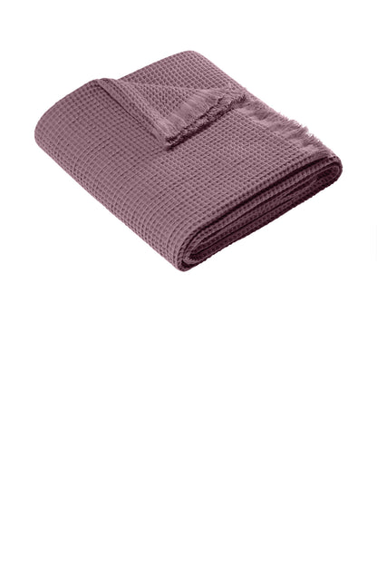 Custom Embroidered Port Authority Clothing Accessories in Dusky Orchid