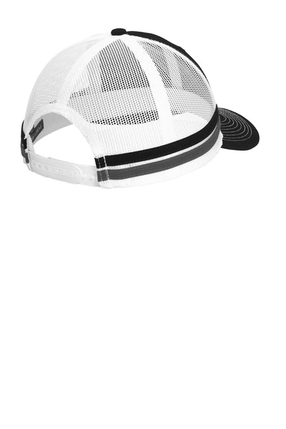 Port Authority  Two-Stripe Snapback Trucker Cap. C113