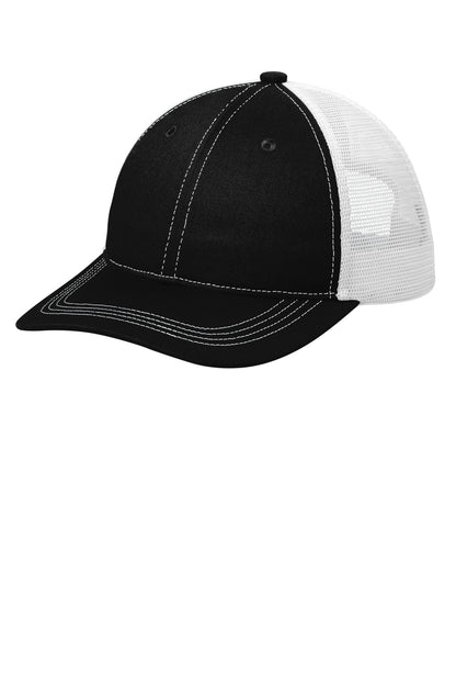Port Authority Unstructured Snapback Trucker Cap C119