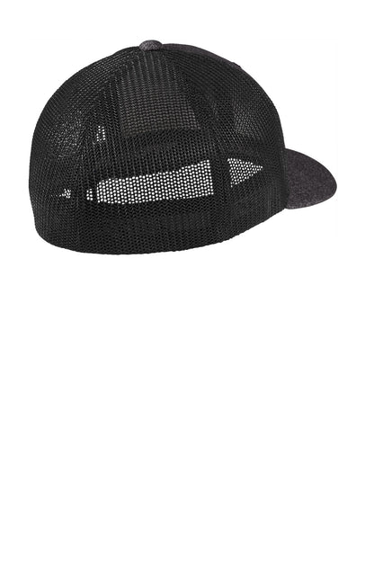 Port Authority  Flexfit  Melange Mesh Back Trucker Cap C302