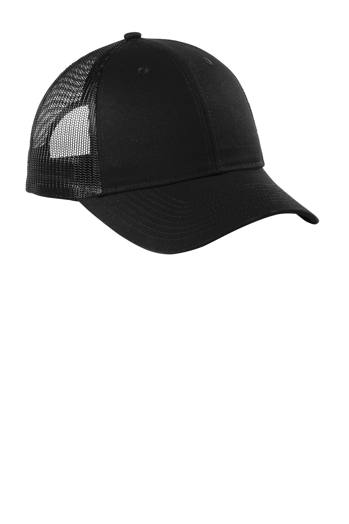 Custom Embroidered Port Authority Caps in Black