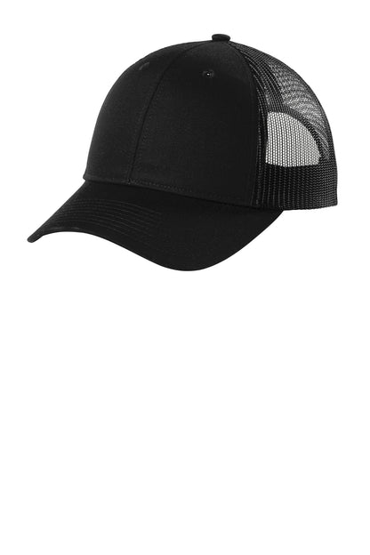 Custom Embroidered Port Authority Caps in Black