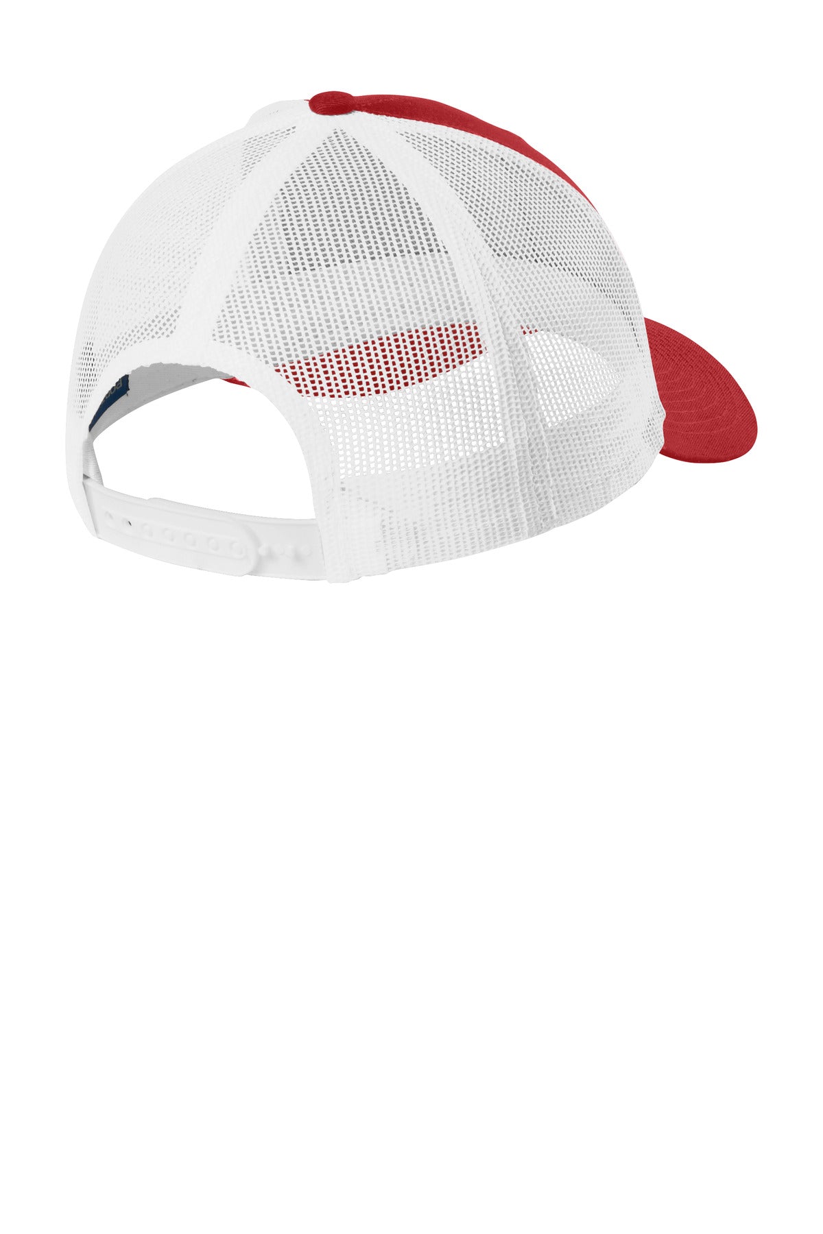Custom Embroidered Port Authority Caps in Flame Red/ White
