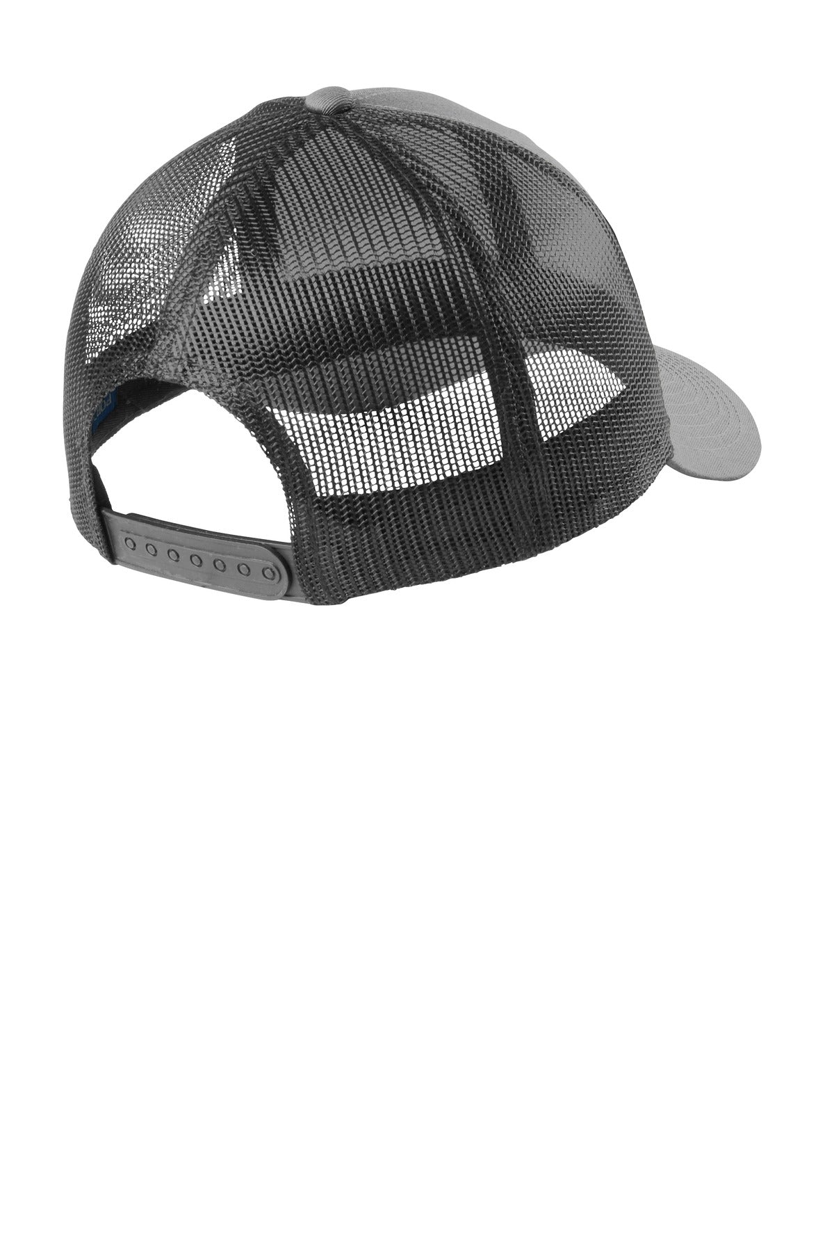 Custom Embroidered Port Authority Caps in Heather Grey/ Grey Steel