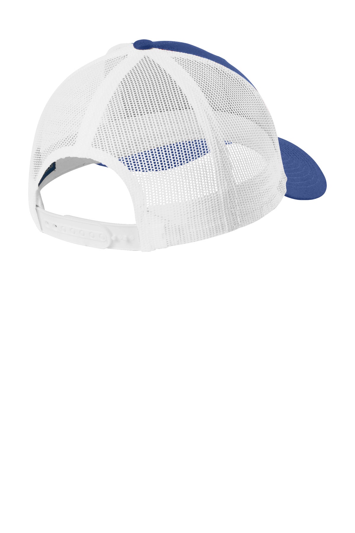 Custom Embroidered Port Authority Caps in Patriot Blue/ White