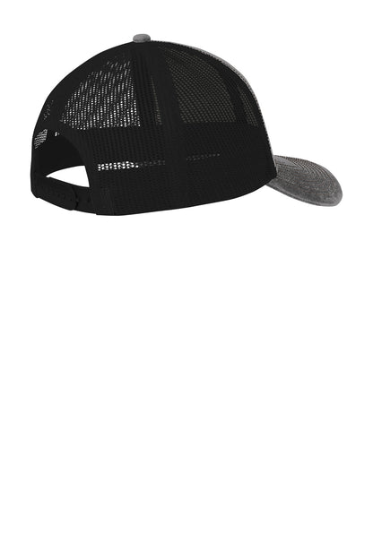 Custom Embroidered Port Authority Caps in Grey Steel/ Black