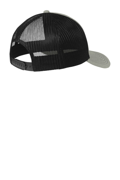 Custom Embroidered Port Authority Caps in Heather Grey/ Black
