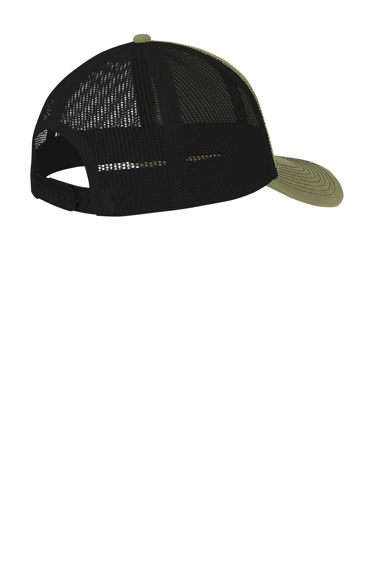 Custom Embroidered Port Authority Caps in Olive Drab Green/ Black