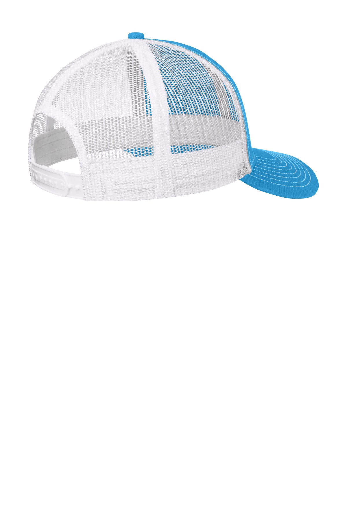 Custom Embroidered Port Authority Caps in Parcel Blue/ White