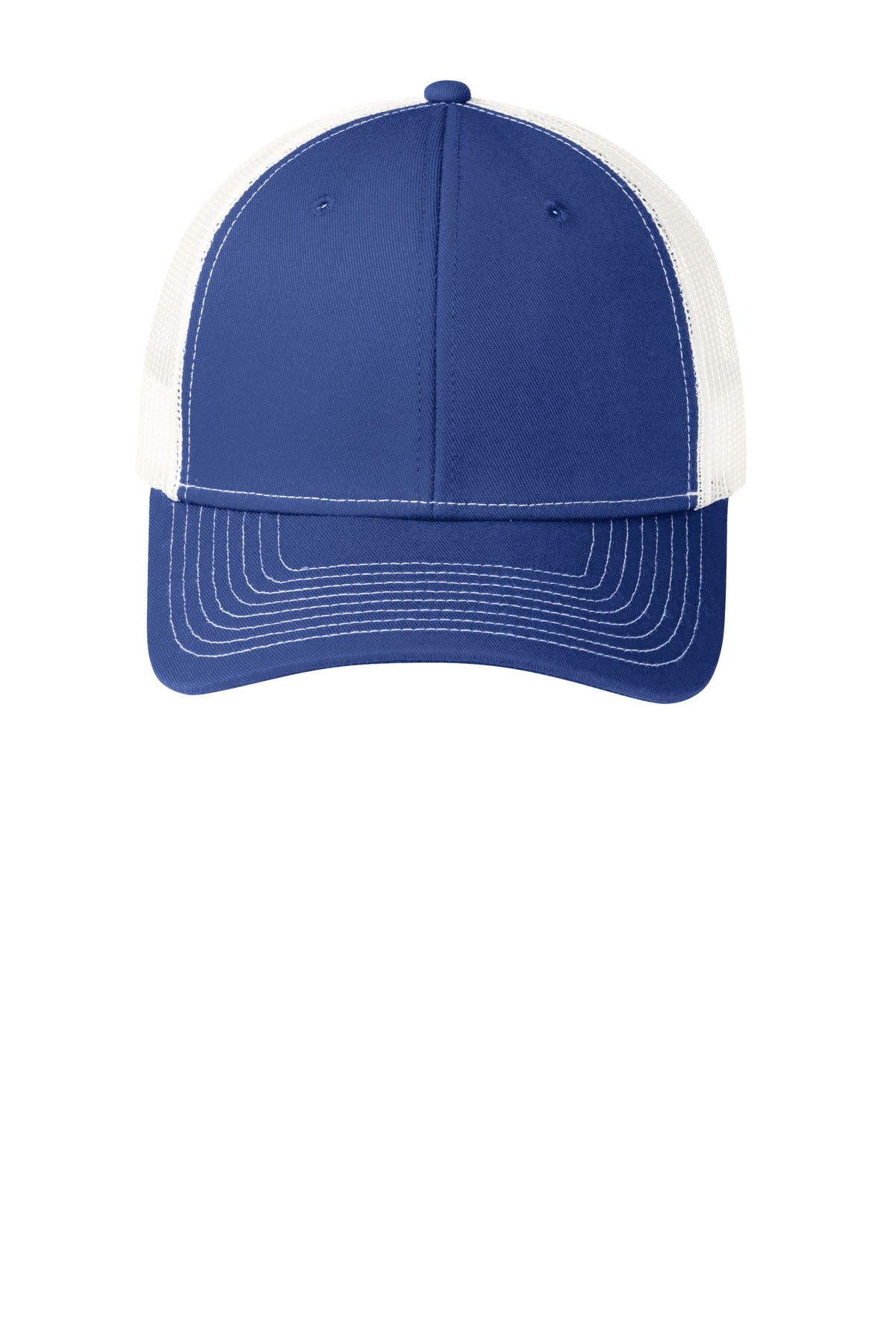 Custom Embroidered Port Authority Caps in Patriot Blue/ White