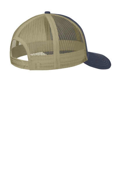 Custom Embroidered Port Authority Caps in Rich Navy/ True Khaki