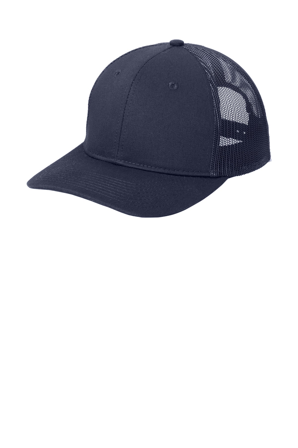 Custom Embroidered Port Authority Caps in True Navy