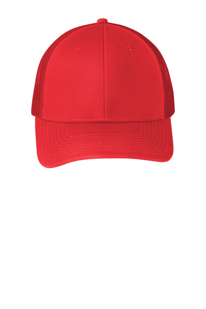 Custom Embroidered Port Authority Caps in True Red