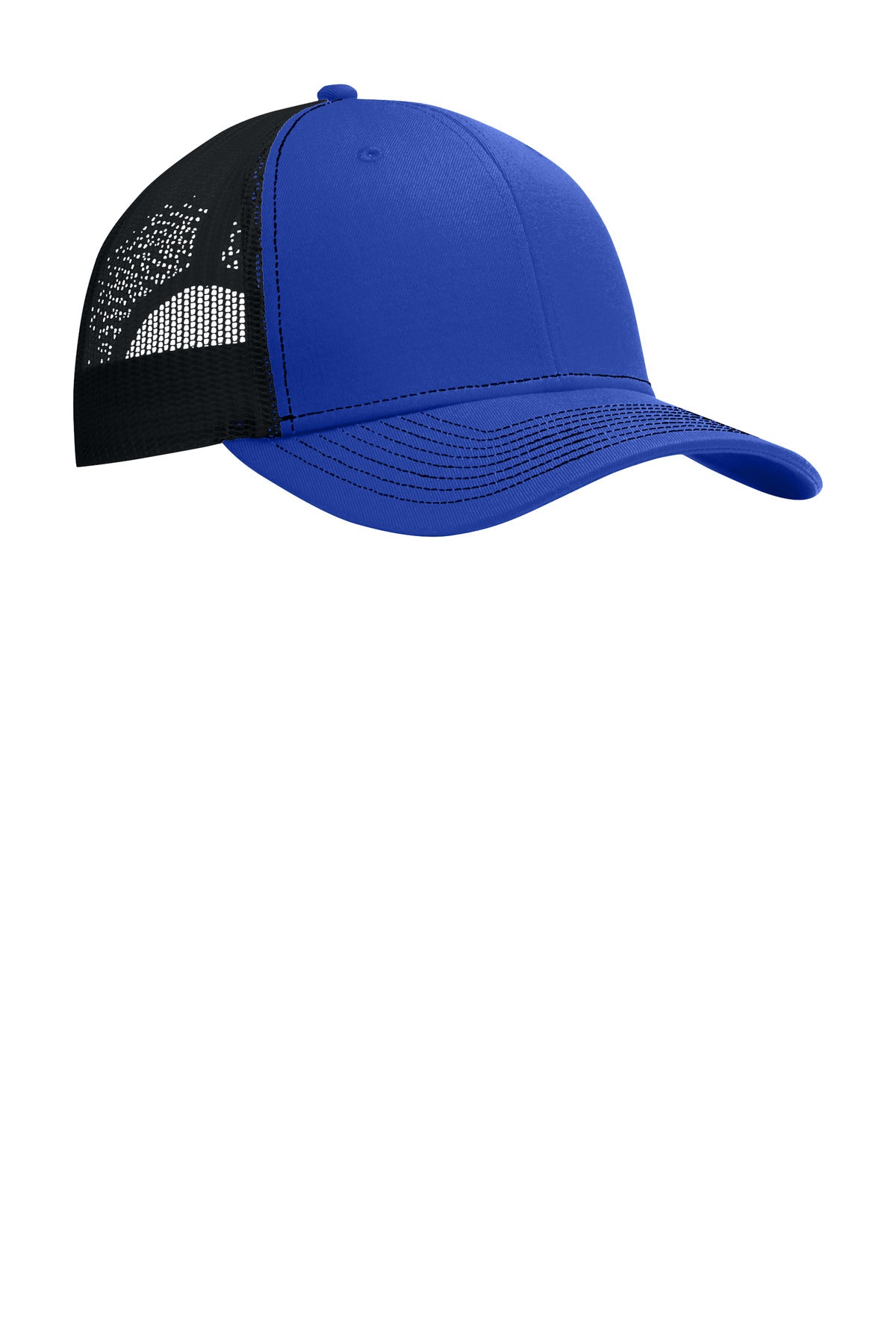 Custom Embroidered Port Authority Caps in True Royal/ Black