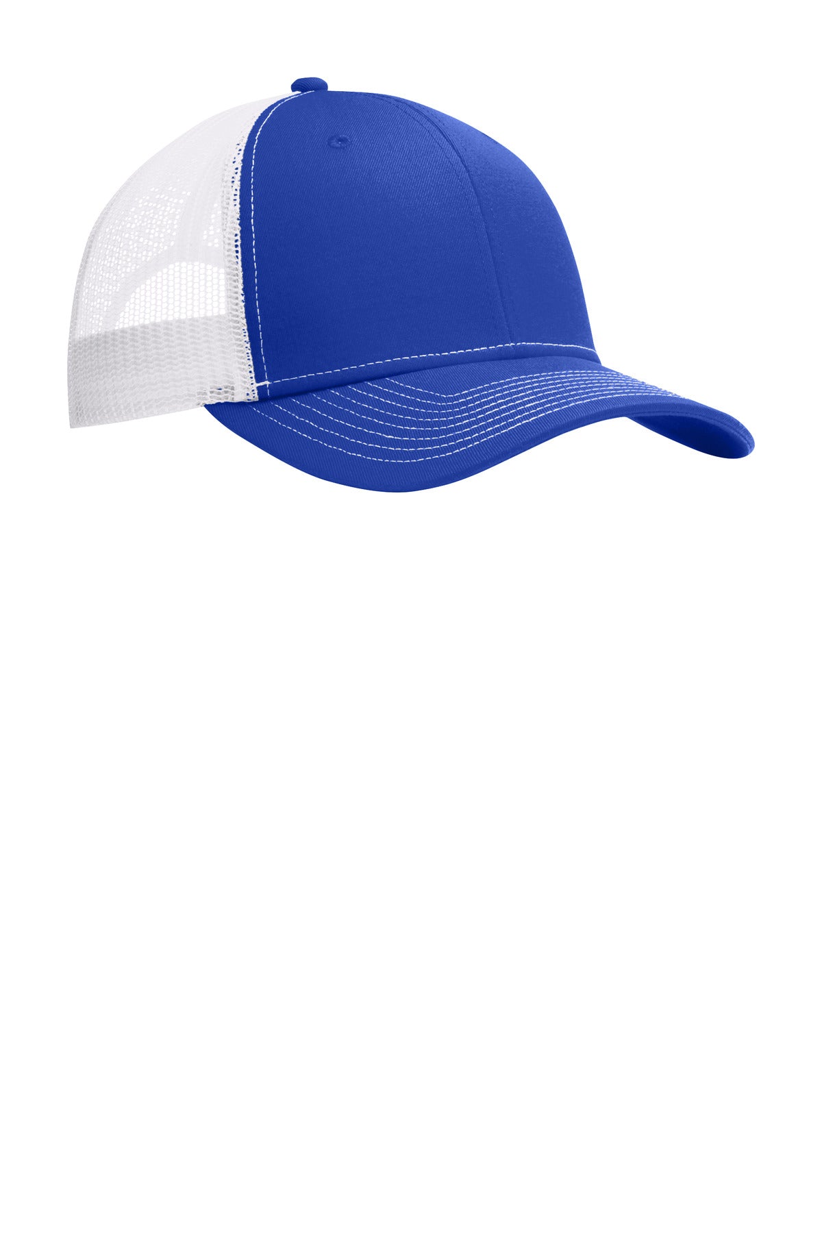 Custom Embroidered Port Authority Caps in True Royal/ White