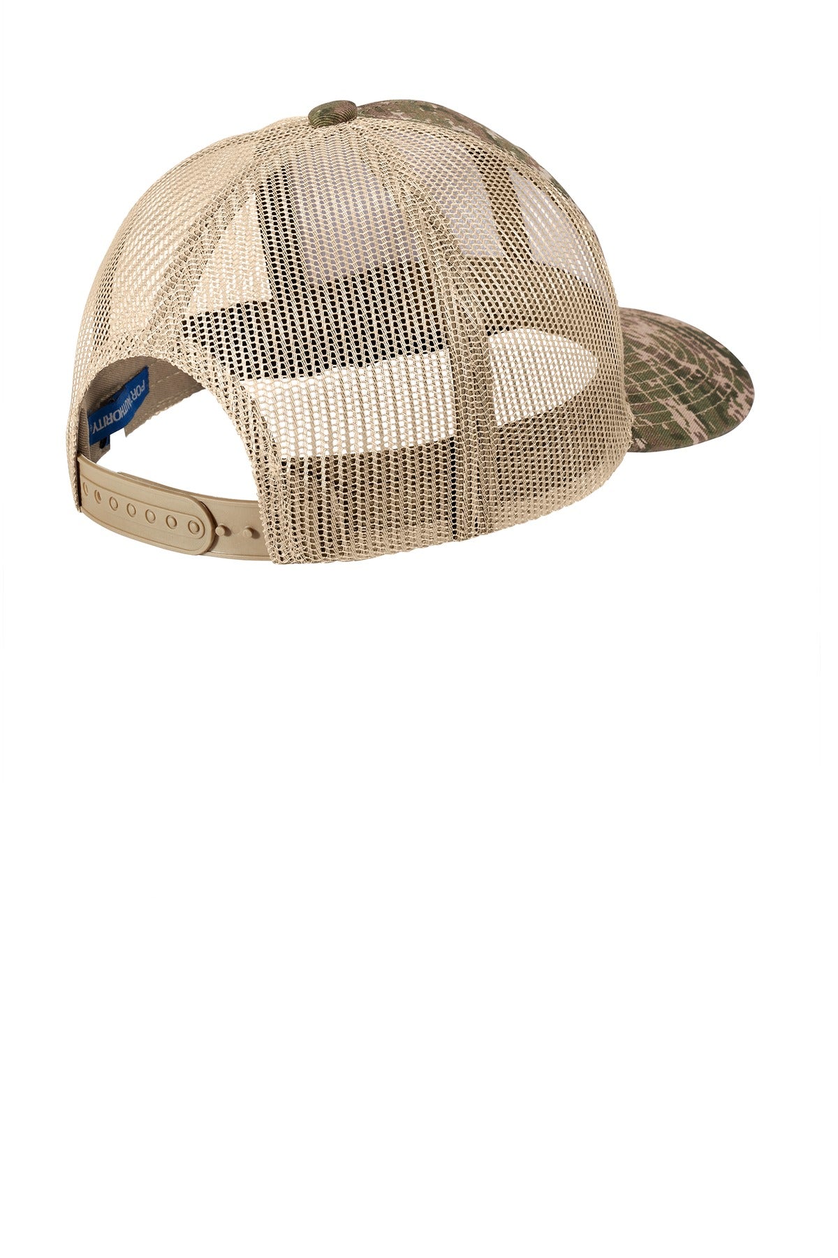 Custom Embroidered Port Authority Caps in Olive Drab Green Digi/ Coyote Brown