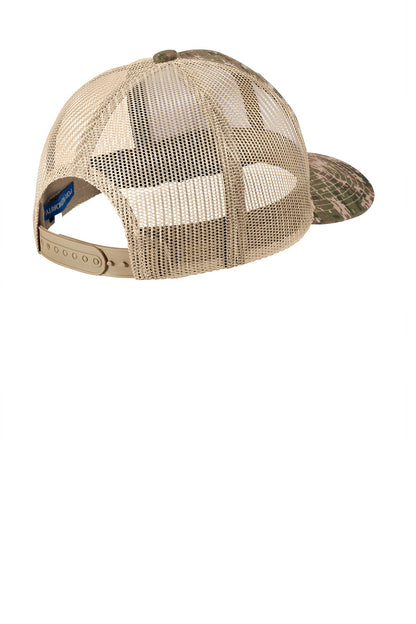 Custom Embroidered Port Authority Caps in Olive Drab Green Digi/ Coyote Brown