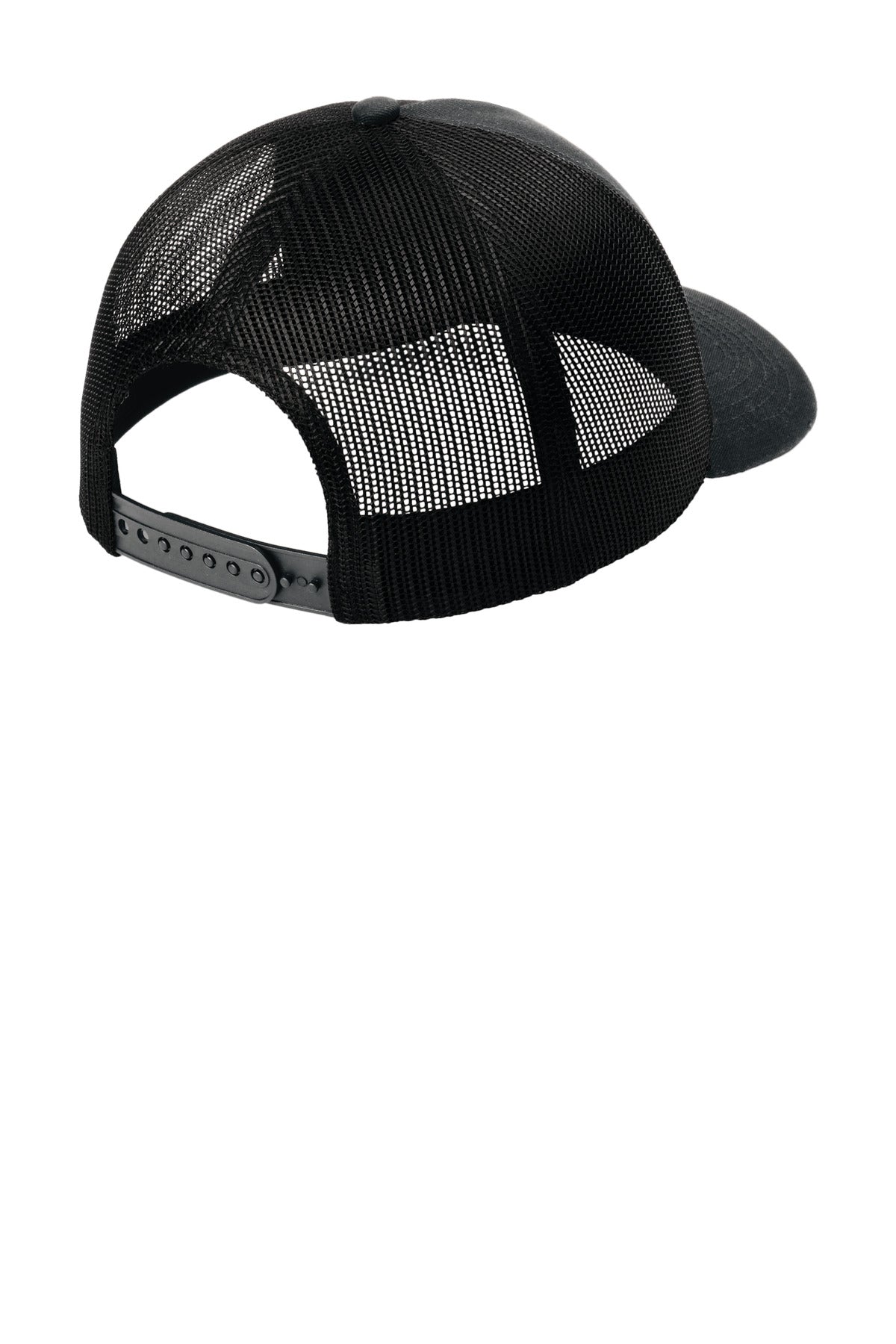 Custom Embroidered Port Authority Caps in Black/ Black