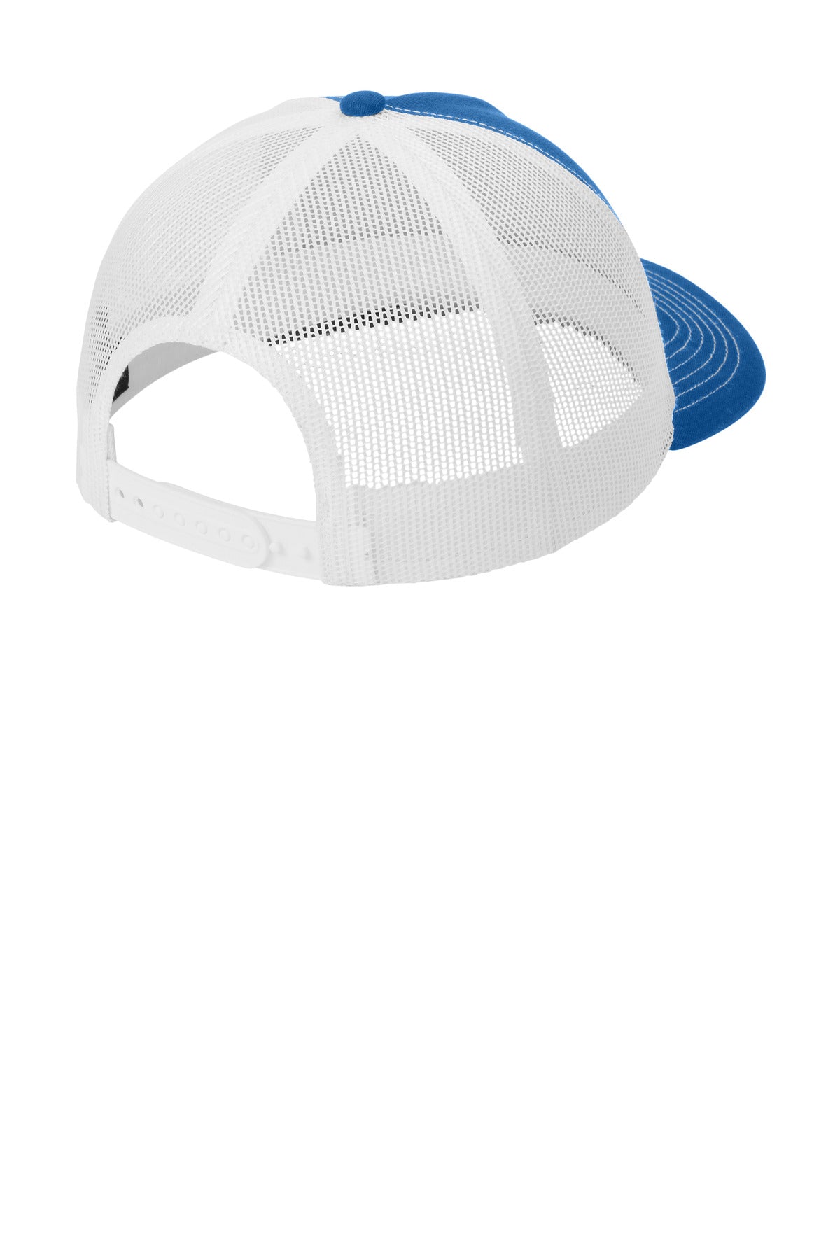 Custom Embroidered Port Authority Caps in Patriot Blue/ White