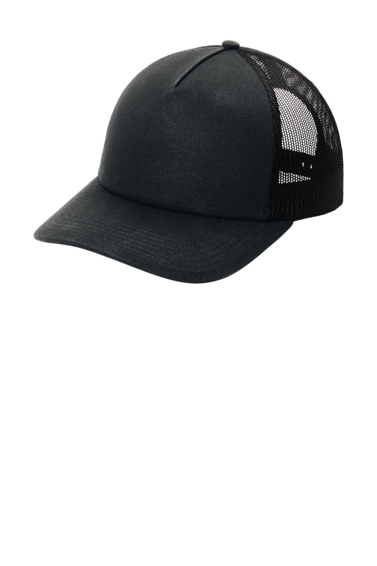 Custom Embroidered Port Authority Caps in Black/ Black