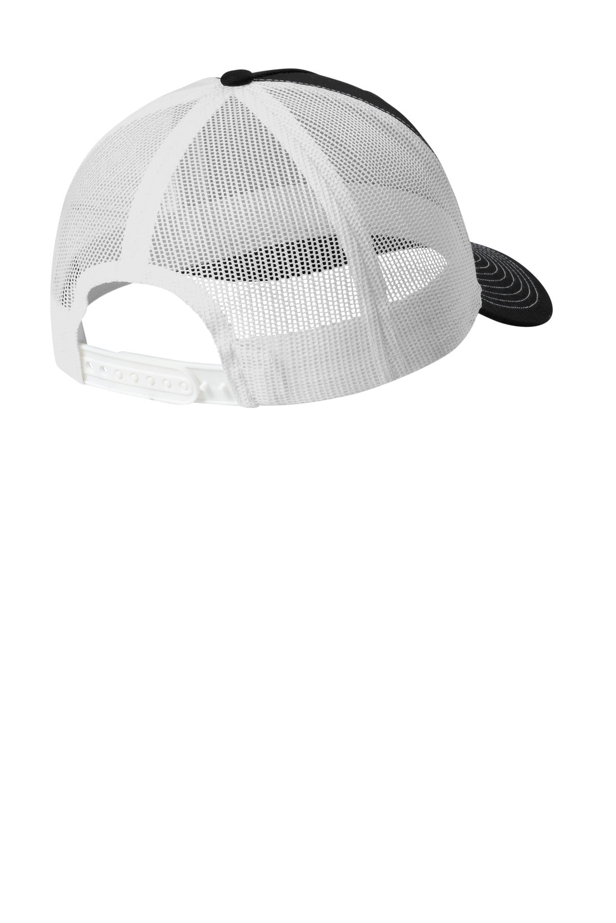 Custom Embroidered Port Authority Caps in Black/ White