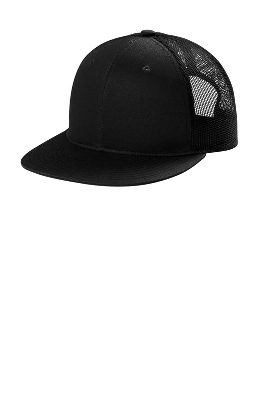 Port Authority   Snapback Flat Bill Trucker Cap C407