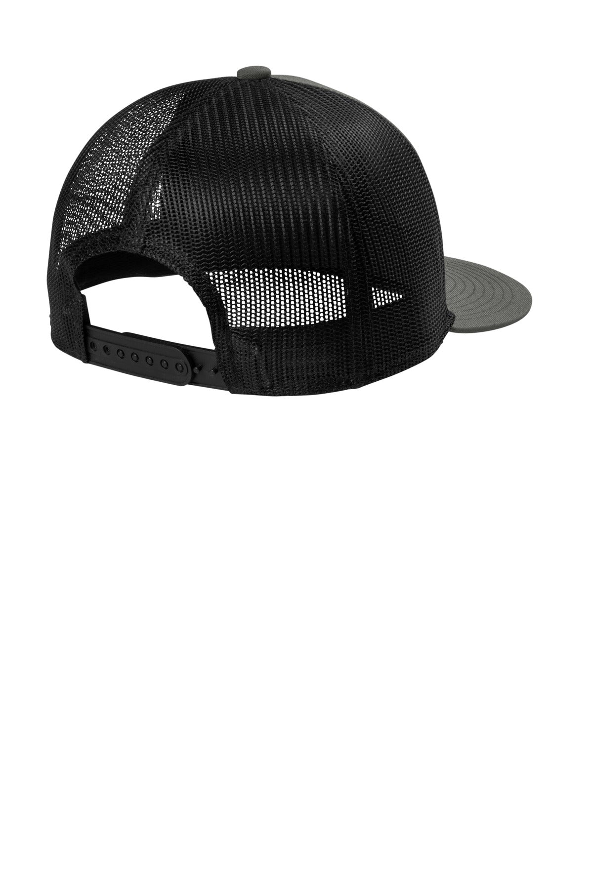 Custom Embroidered Port Authority Caps in Grey Steel/ Black