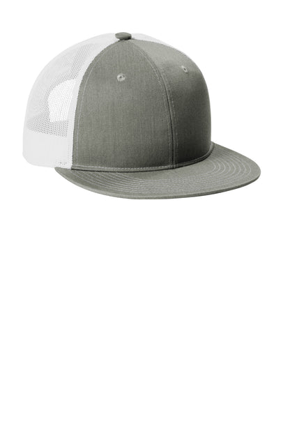 Custom Embroidered Port Authority Caps in Heather Grey/ White