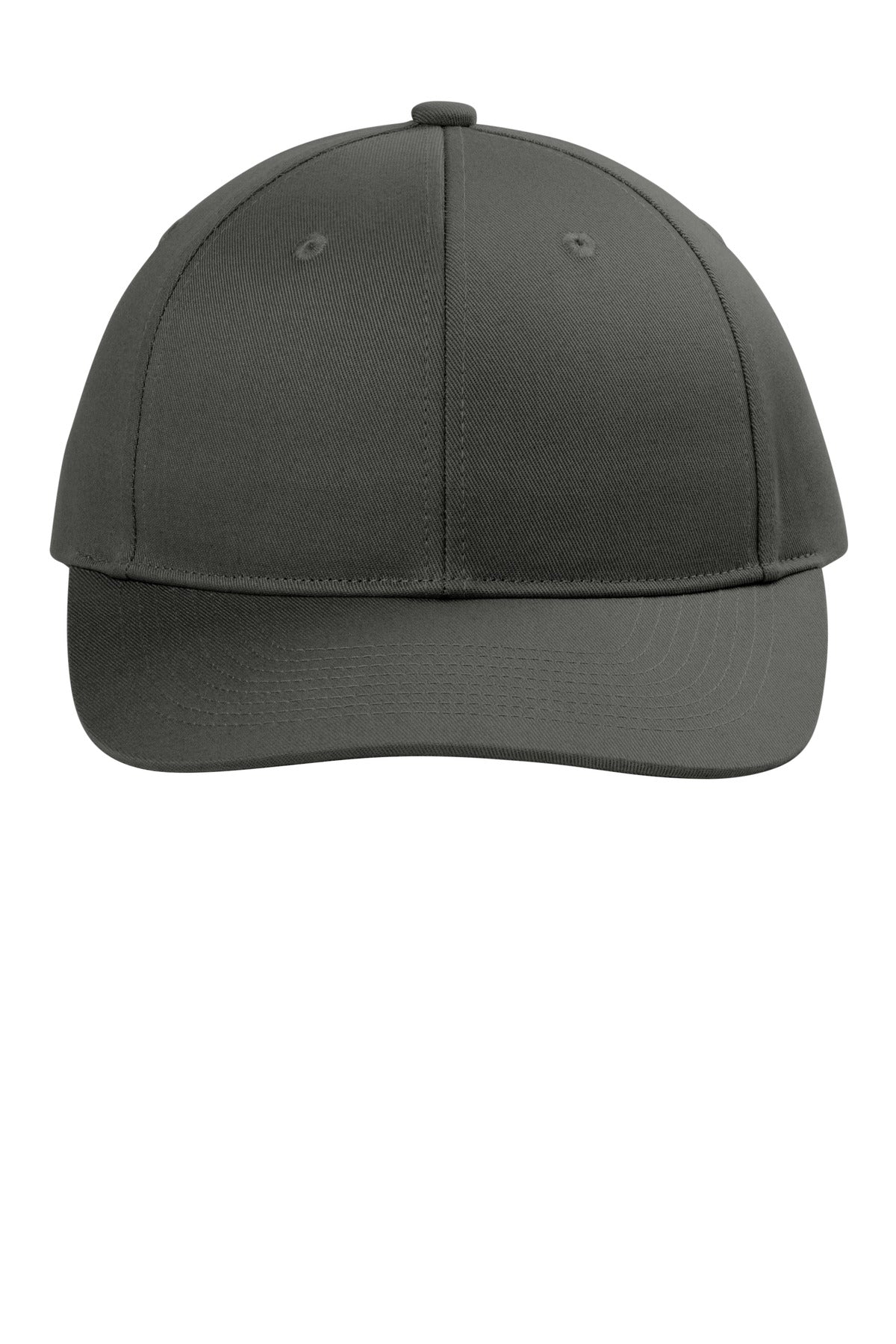 Custom Embroidered Port Authority Caps in Grey Steel