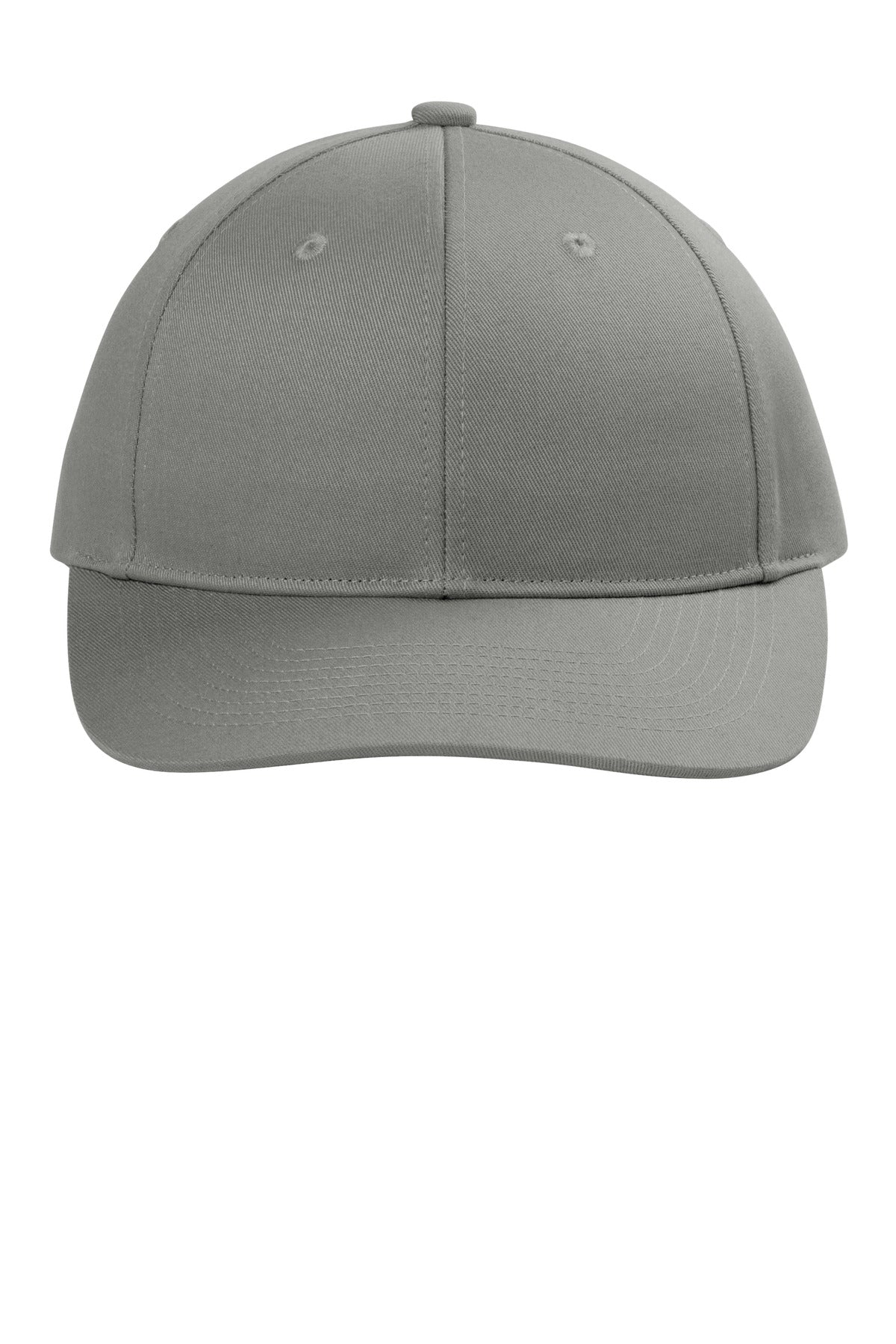 Custom Embroidered Port Authority Caps in Gusty Grey