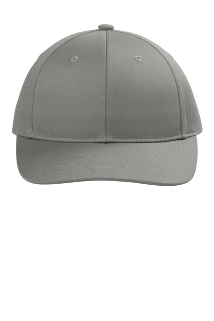 Custom Embroidered Port Authority Caps in Gusty Grey
