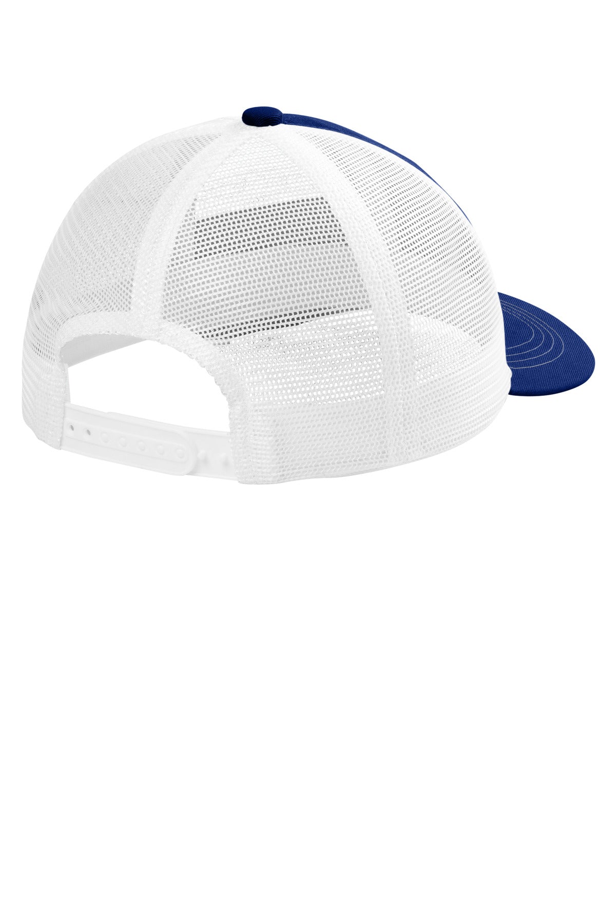 Custom Embroidered Port Authority Caps in Patriot Blue/ White