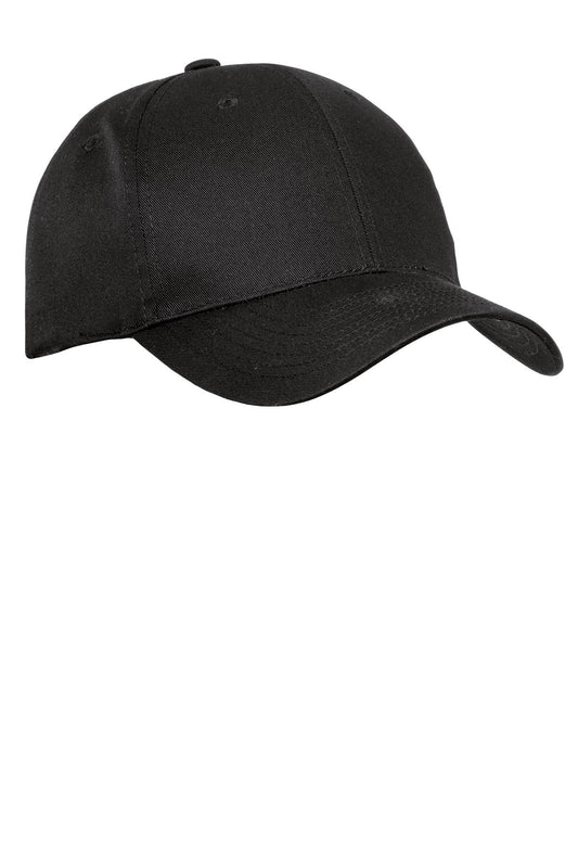 Custom Embroidered Port Authority Caps in Black